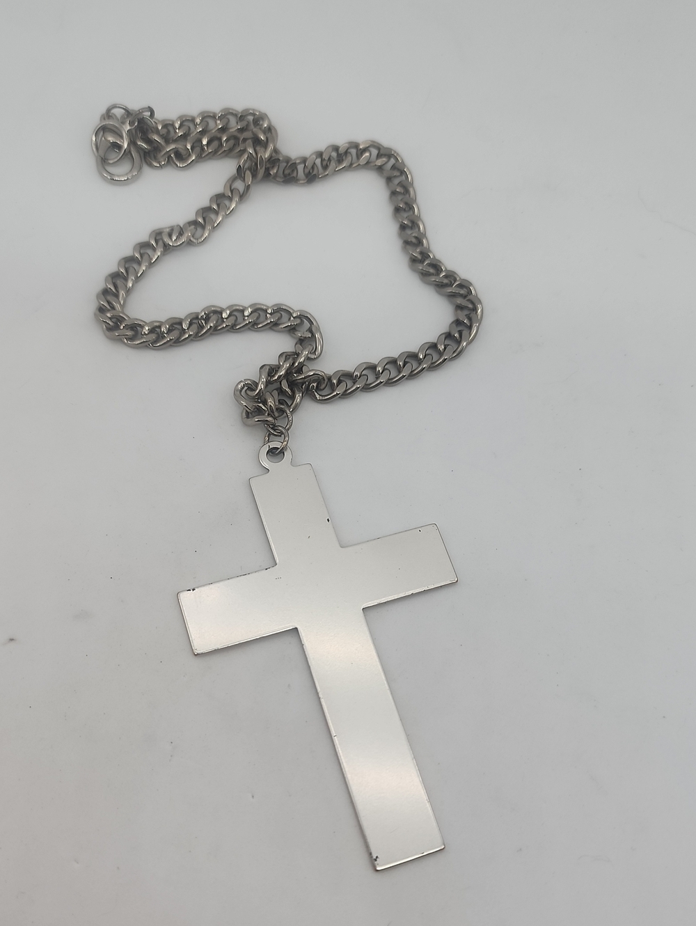 GASOLINE GLAMOUR BADLANDS SILVER FLAT CROSS NECKLACE ♠️